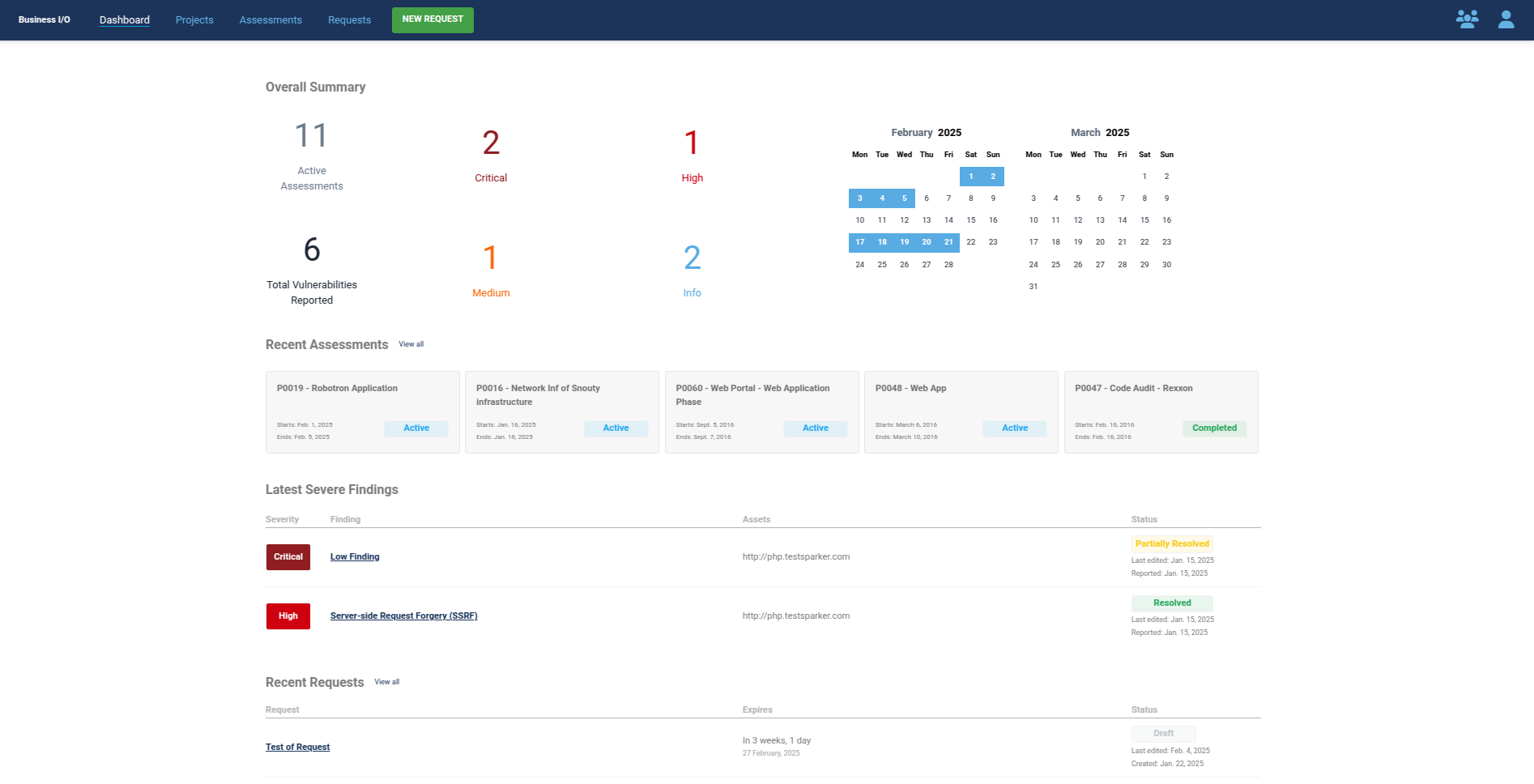 Portal Dashboard
