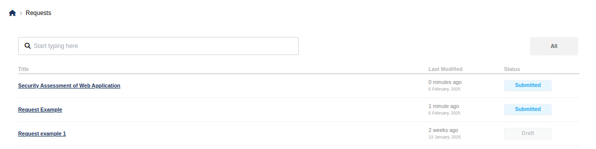Request List